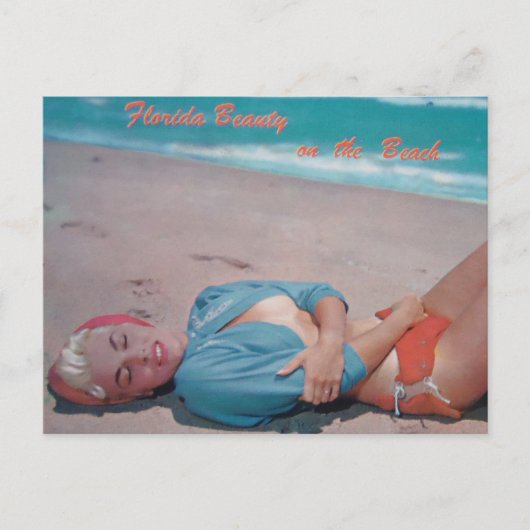Florida Beauty Briefkaart (Voorkant)