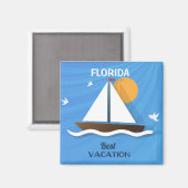 Florida best vaccation fridge magnet (Voorkant / Achterkant)