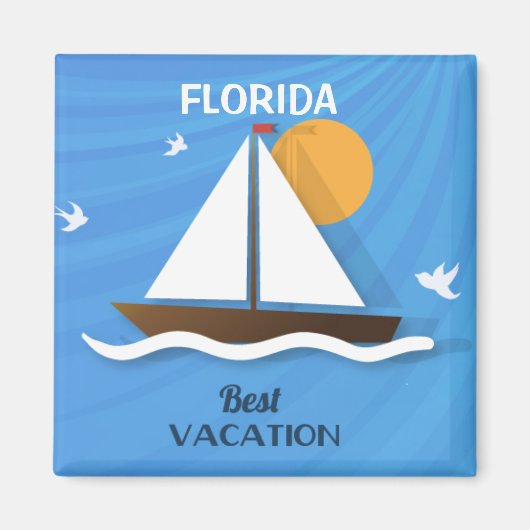 Florida best vaccation fridge magnet (Voorkant)