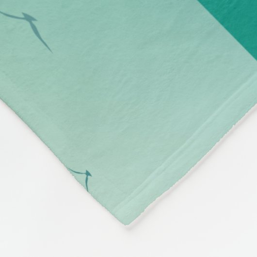 Florida - Bewerkbare illustratie Fleece Deken (Hoek)