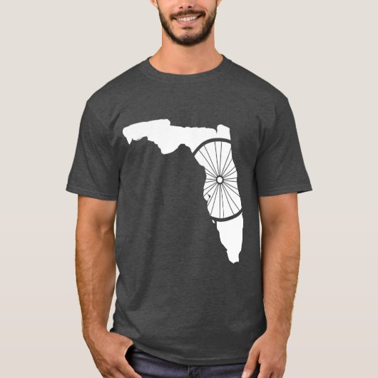 Florida Bicycle FL Biking Florida Cycling T-shirt (Voorkant)