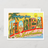 Florida  Big Letters Briefkaart (Voorkant / Achterkant)