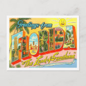 Florida  Big Letters Briefkaart (Voorkant)