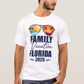 Florida bijpassende familie vakantie 2025 maken me t-shirt (Voorkant)