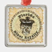Florida Biker  Metalen Ornament (Voorkant)