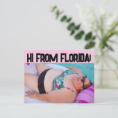 FLORIDA BIKINI BIG GIRL BBW BEAUTY BEACH Briefkaar Briefkaart (Staand voorkant)