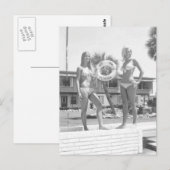 Florida  Bikini Girls foto briefkaart Reis (Voorkant / Achterkant)