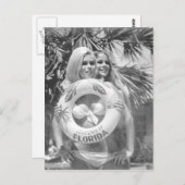 Florida Bikini Girls foto briefkaart Reis (Voorkant / Achterkant)