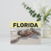 FLORIDA BIKINI-MEISJE VOOR ELK Briefkaart (Staand voorkant)