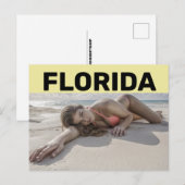 FLORIDA BIKINI-MEISJE VOOR ELK Briefkaart (Voorkant / Achterkant)