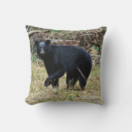 Florida Black Bear Throw Pillow Kussen