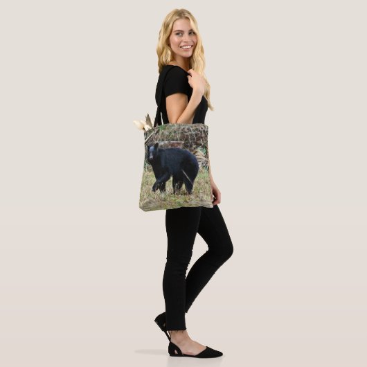 Florida Black Bear Tote Bag (Op model)