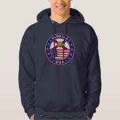 Florida, blauw hoodie (Voorkant)