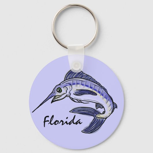 florida blue marlin sleutelhanger (Voorkant)