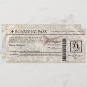 Florida Boarding Pass Kaart (Voorkant / Achterkant)