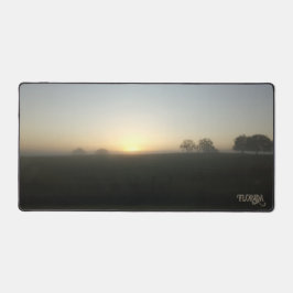 Florida Boerderij Ochtend Zonsopgang Natuurfotogra Bureaumat