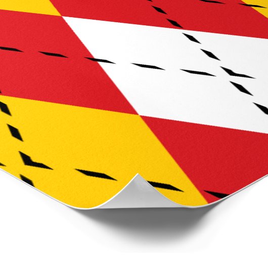 Florida Bosnian American Artwork Poster (Hoek)