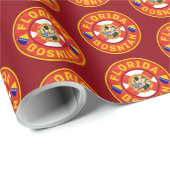 Florida Bosnian American Gift Wrap Cadeaupapier (Rol Hoek)