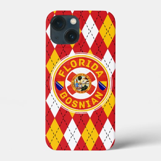 Florida Bosnian American iPhone Case (Achterkant)
