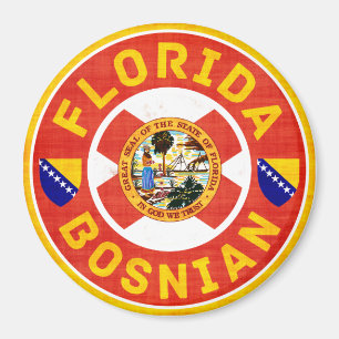 Florida Bosnian-Amerikaanse Fridge Magnet