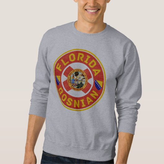 Florida Bosniës-Amerikaans Sweatshirt (Voorkant)