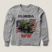 Florida Boy's Bella+Canvas Lange Mouwen (Voorkant)