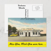 Florida, Bradenton, The Corner Restaurant Briefkaart (Voorkant / Achterkant)
