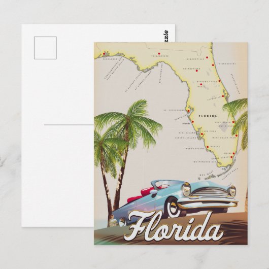 Florida Briefkaart (Voorkant / Achterkant)