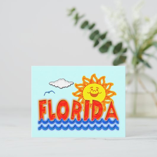 FLORIDA BRIEFKAART (Staand voorkant)