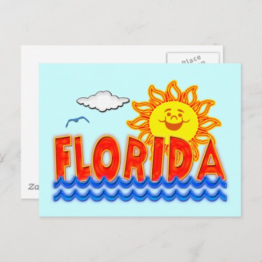 FLORIDA BRIEFKAART (Voorkant / Achterkant)