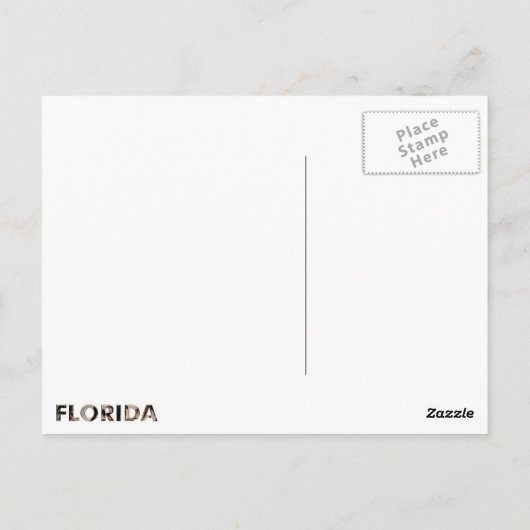 Florida Briefkaart (Achterkant)