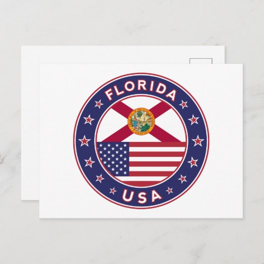 Florida Briefkaart (Voorkant / Achterkant)