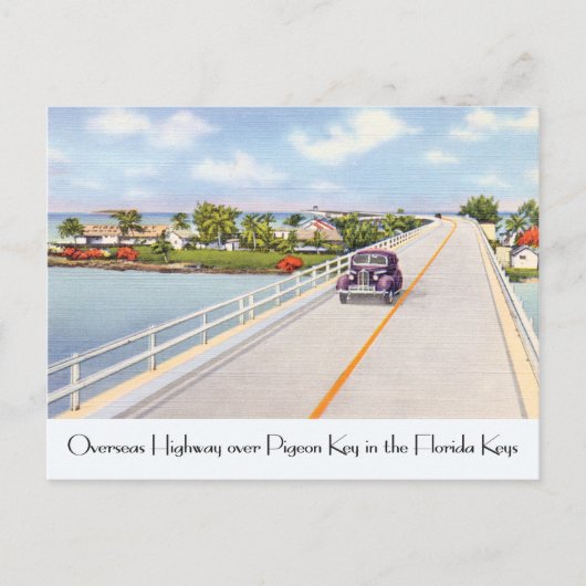 Florida briefkaart afbeelding duivensleutel (Voorkant)