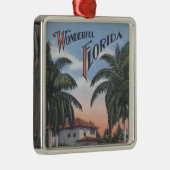 Florida Brochure Metalen Ornament (Rechts)