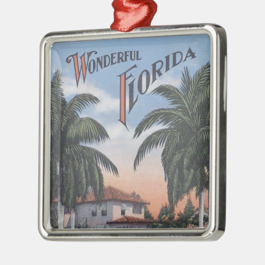  Florida Brochure Metalen Ornament (Links)