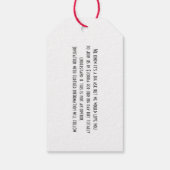 Florida bruiloft Bewaar de datum Cadeaulabel (Achterkant)