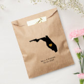 Florida bruiloft gunst traktatie zakken, papieren  bedankzakje (Gezegeld)