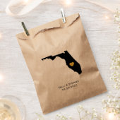 Florida bruiloft gunst traktatie zakken, papieren  bedankzakje (Geknipt)