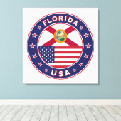 Florida Canvas Afdruk (Insitu (Houten vloer))