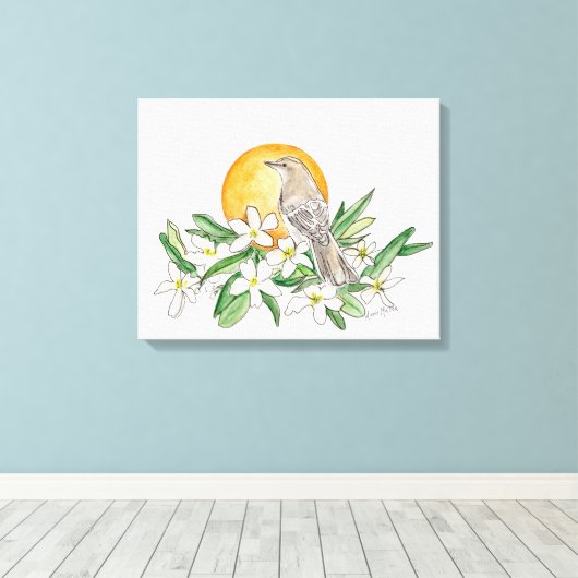 Florida Canvas Afdruk (Insitu (Houten vloer))