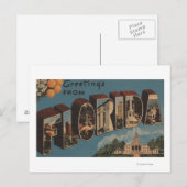 Florida (Capital Building) - Grote Letter Briefkaart (Voorkant / Achterkant)