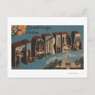 Florida (Capital Building) - Grote Letter Briefkaart