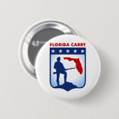 Florida Carry Pin Ronde Button 5,7 Cm (Voorkant /achterkant)