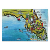 Florida Cartoon Map (Voorkant Horizontaal)