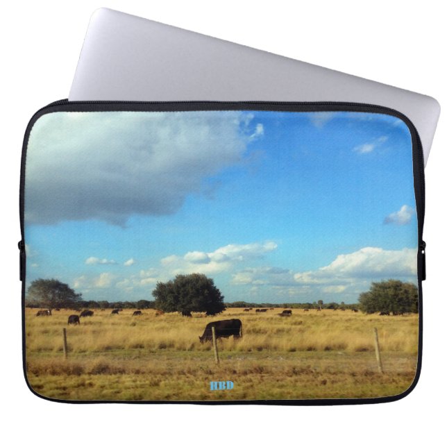 Florida Cattle Laptop Sleeve (Voorkant)