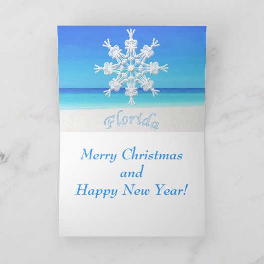 Florida Christmas Afbeelding Kaarten (Binnen)