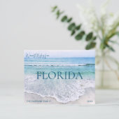 FLORIDA CHRISTMAS CARD | BRIEFKAART BEACH THEMED (Staand voorkant)