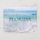 FLORIDA CHRISTMAS CARD | BRIEFKAART BEACH THEMED (Voorkant)