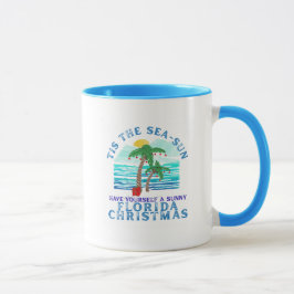 Florida Christmas Coffee Mug Mok