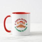 Florida Christmas Coffee Mug Santa Claws Mok (Links)